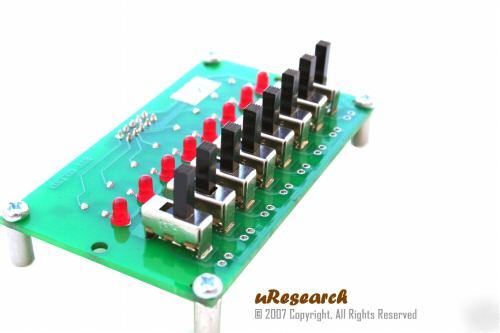 8-swled microcontroller interface basic stamp pic