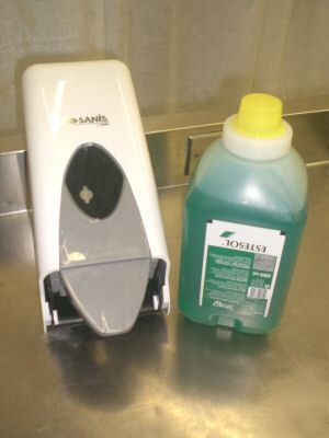 Cintas 2000 ml soap dispenser with estesol cleanser