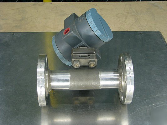 Foxboro E83L ss flow tube 1 1/2 vortex 15K scf/hr max