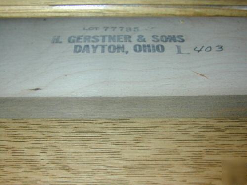 Gerstner 92-xl oak machinist chest -mint-