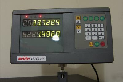 Meister S2000 lathe mill dro digital readout +2 scales