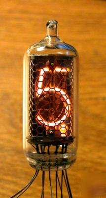 New in-8-2 large russian nixie tube. lot of 100 tubes