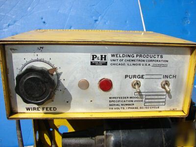 P&h chemtron bernard mig gun wire feeder welder rf-31