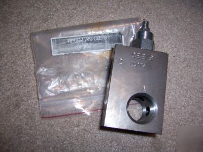 Pilot operated, balanced piston relief rpgc-lan-cee-s