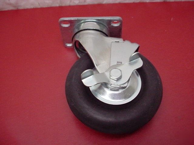 Set of 4 darnell medium duty casters 5