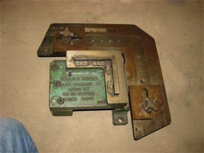 Wales strippit corner notcher for press brake punch