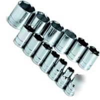13PC 1/2IN. dr. sae std 6 point socket set -s k tools