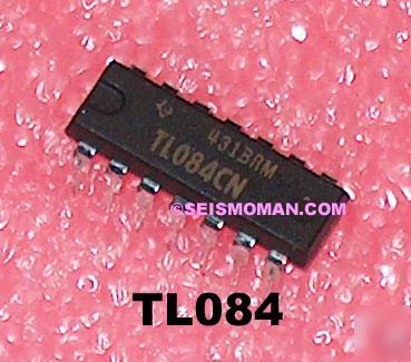 3EA ti TL084 ic gen purpose quad op amp j-fet -dip