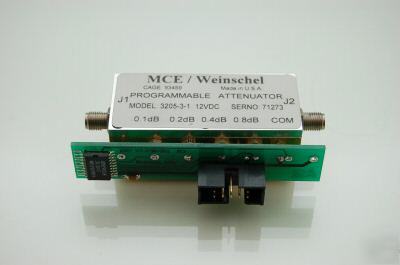 Mce/weinschel sma programmable attenuator 3205-3-1 