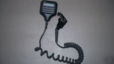 Motorola speaker mike used