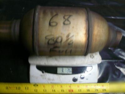 Scrap catalytic converter for recycle only, used #68