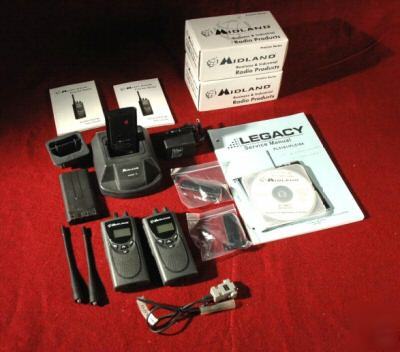Midland PL5164 uhf two-way radios (2)