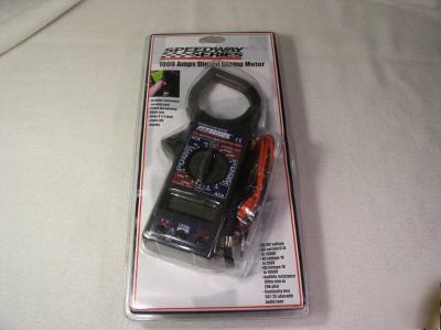 New 1000 amp speedway digital clamp meter with case 