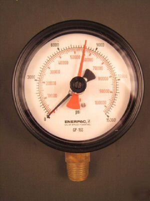 New enerpac gp-15S hydraulic pressure gauge - 