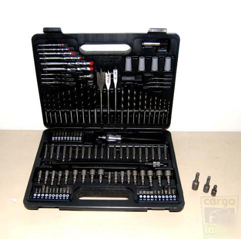 Black & decker 112 pc screwdriving & drilling set