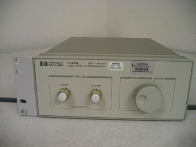 Hp 11980A fiber optic interferometer 1250-1600NM