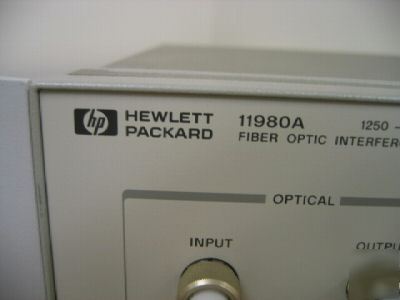 Hp 11980A fiber optic interferometer 1250-1600NM