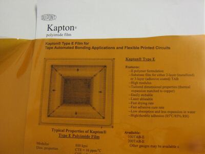 Kapton polyimide 200TAB-e hitemp film 8
