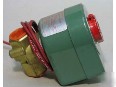 New asco 8263A210 red hat fuel oil valve 3/8 