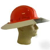 New omega ii full brim sunshield hardhat hard hat