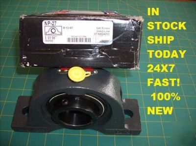 Pillow block bearing np-27 sealmaster NP27 ship today 