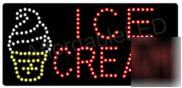  ice cream led sign (1058)