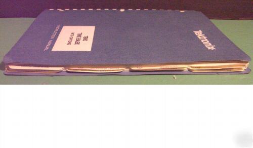 7B80 time base w/options - includes schematics -