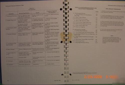 7B80 time base w/options - includes schematics -