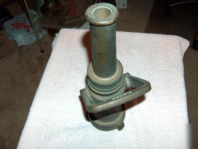 Brass fire nozzle,with open and shut handle,2.5 in hose