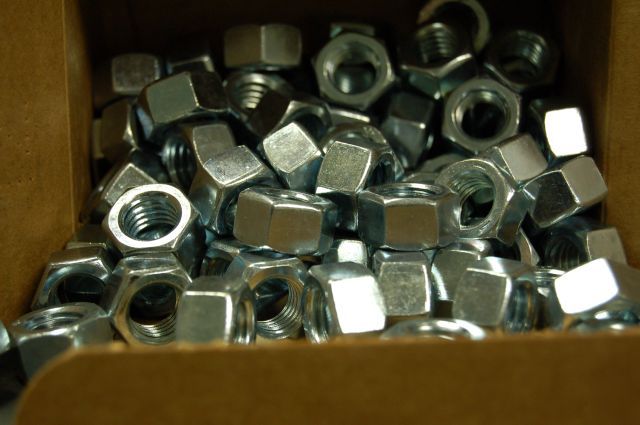 Earnest machine 1/2-13 hex nuts znclr (box of 100)