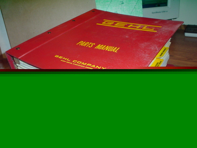 Gehl farm equiptment operator manual huge 30