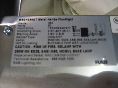 Rab exterior light 250 watt
