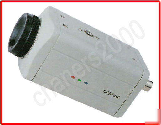 *professional wire cctv cmos colour camera, lens, bnc 